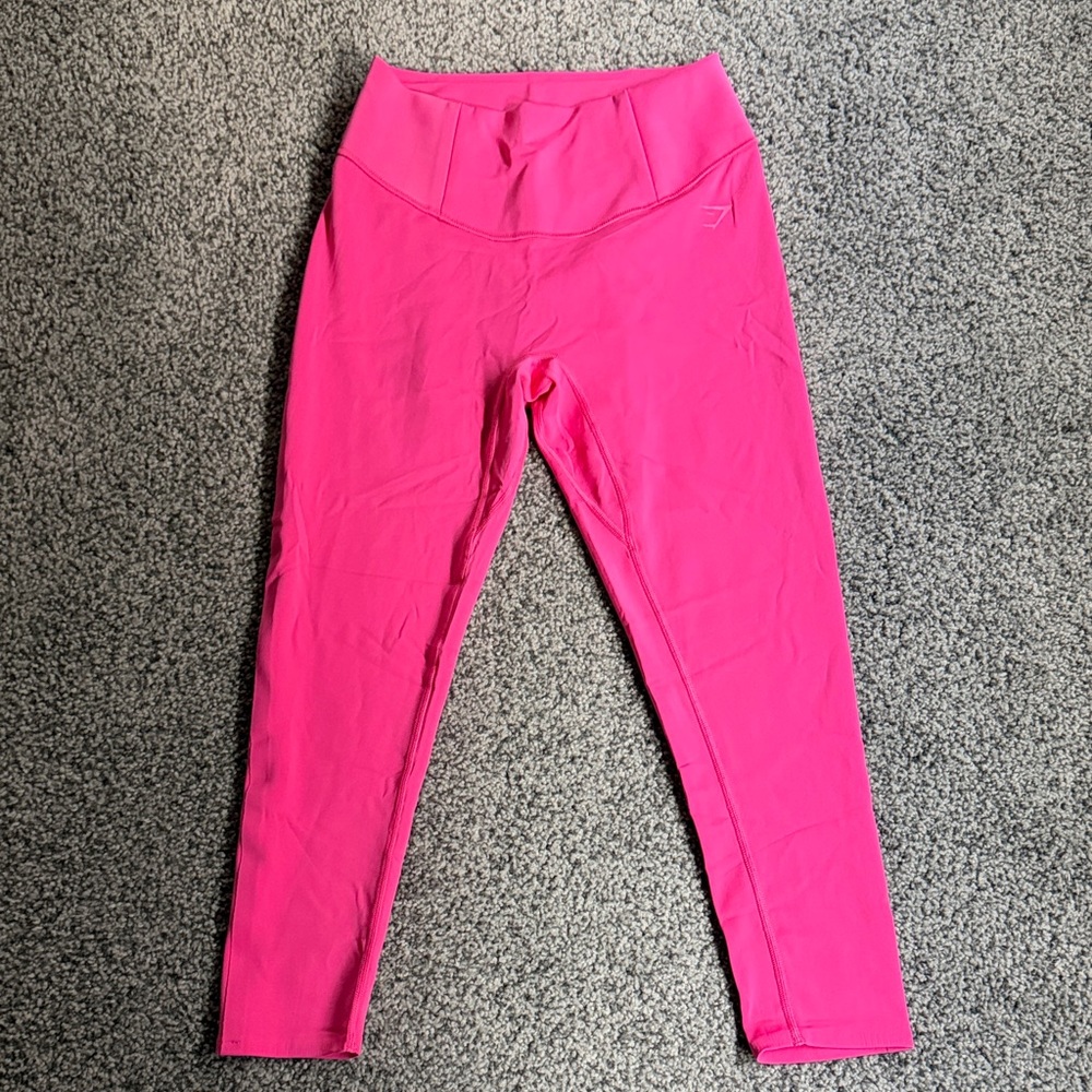 Gymshark studio 7/8 women’s leggings in hibiscus pink